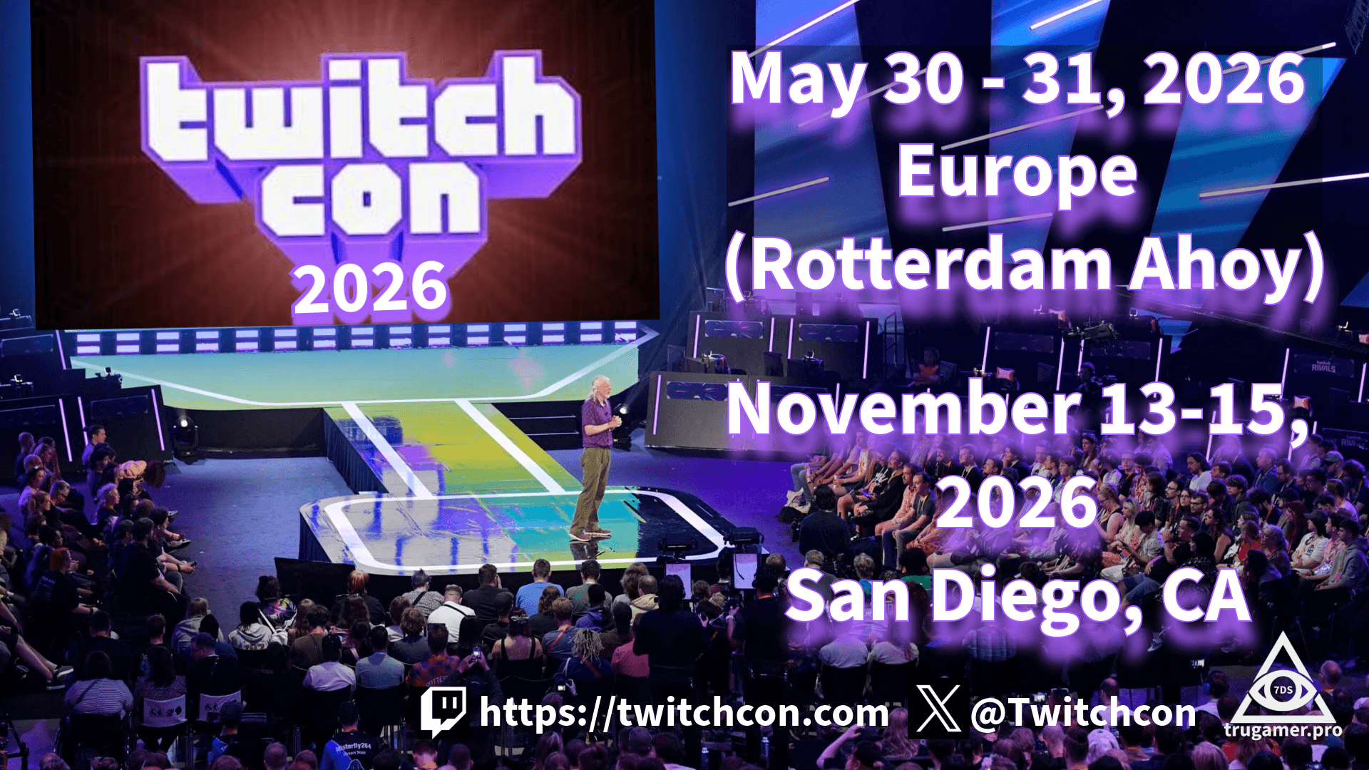 TwitchCon 2026 Rotterdam and San Diego