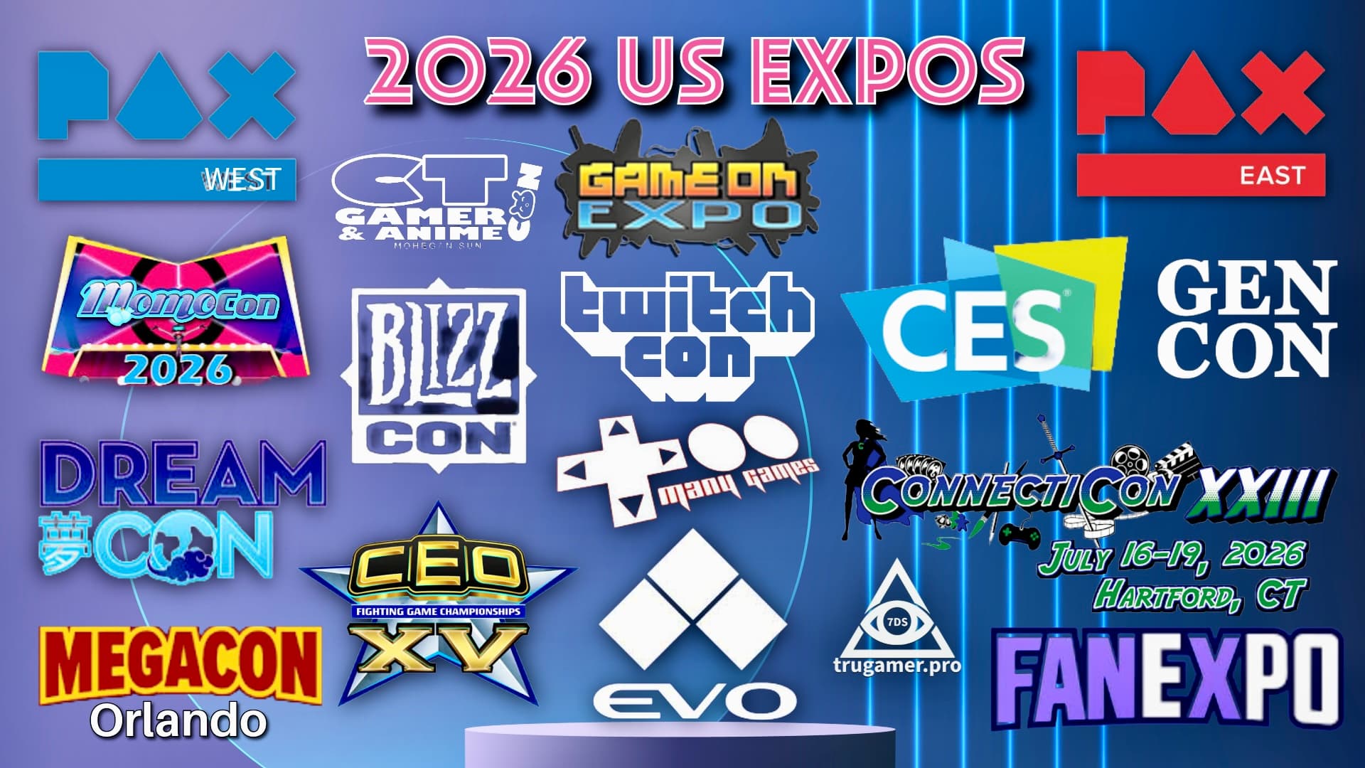 Major US Gaming Convention's